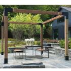 Pérgola Popsteel Fixa Com Toldo Robust