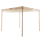 Pergolado Aço Bamboo Efect 230x290x290cm Naterial