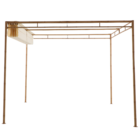 Pergolado Aço Bamboo Efect 230x290x290cm Naterial