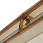 Pergolado Aço Bamboo Efect 230x290x290cm Naterial