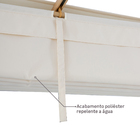 Pergolado Aço Bamboo Efect 230x290x290cm Naterial