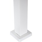 Pergolado Aço e Poliéster Retangular Equinox Branco 245x320x358cm Naterial