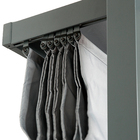 Pergolado Aço e Poliéster Retangular Equinox Cinza 245x320x358cm Naterial