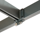 Pergolado Aço e Poliéster Retangular Equinox Cinza 245x320x358cm Naterial