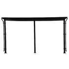 Pergolado Aço e Poliéster Retangular Yena Cinza 270x400x350cm Naterial