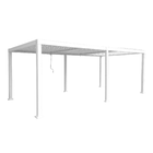 Pergolado Alumínio Bioclimático Clima Branco 2,30x6,14x3,13m Naterial