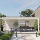 Pergolado Alumínio Bioclimático Clima Branco 2,30x6,14x3,13m Naterial