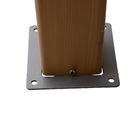 Pergolado Alumínio Retangular Bioclimático Odyssea Marrom 260x320x358cm Naterial