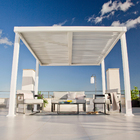 Pergolado Alumínio Quadrado Bioclimático Persea Branco 246x332x372cm Naterial