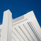 Pergolado Alumínio Quadrado Bioclimático Persea Branco 246x332x372cm Naterial