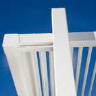 Pergolado Alumínio Quadrado Bioclimático Persea Branco 246x332x372cm Naterial