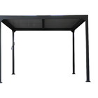 Pergolado Alumínio Wânia 300x300x300cm Cinza Naterial