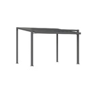 Pergolado Bioclimático de Alumínio 267x380x316cm Cinza Odyssea Naterial