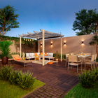 Pergolado de Alumínio 258x400x282cm Omega Naterial