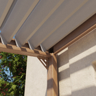 Pergolado Bioclimático Alumínio 247x320x358,5cm Efeito Amadeirado Clima Odyssea Naterial