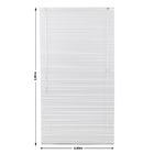 Persiana Alumínio Los Angeles 25mm Branco 0,80x2,50m Inspire