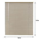 Persiana Alumínio Horizontal Los Angeles Dourada 1,60x1,75m Inspire