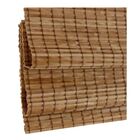 Persiana Bambu Romana Block Café 140 (l) X 160 (a) Cm Cortina