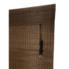 Persiana Bambu Romana Tabaco 120 (l) X 220 (a) Cm Cortina Mad