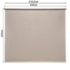 Persiana Blackout Belem 220X220cm BG ESC