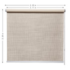 Persiana Blackout Natal 220X220cm BG