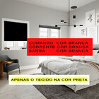 Persiana Blackout Preta 1,60 Larg X 1,50 Alt - Rolô Bk Preta