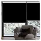 Persiana Blackout Preta 1,65 Larg X 1,50 Alt - Rolô Bk Preta