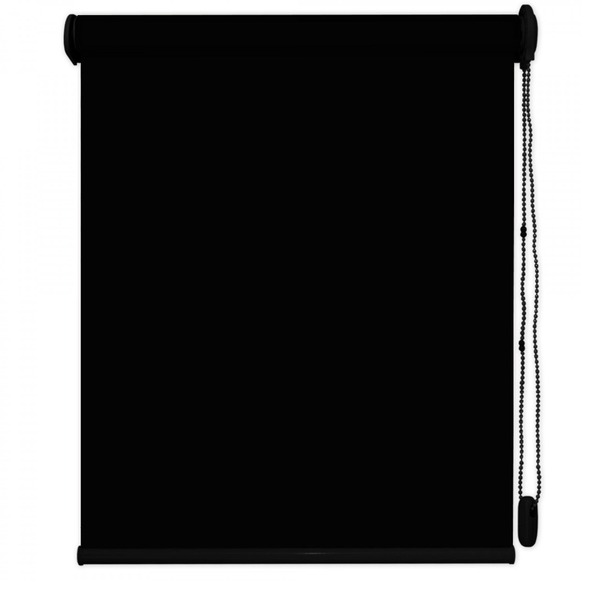 Persiana Blackout Rolo Sem Bando Preta 1,30l X 1,20a