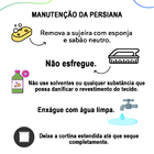 Persiana Blackout Rolo Sem Bando Preta 1,30l X 1,20a