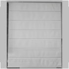 Persiana Blackout Romana Soft Branca 1,40x1,60m