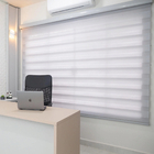 Persiana Cortina Double Vision Zebra Cor Branco - 1,40m X 1,4