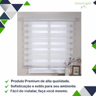 Persiana Cortina Double Vision Zebra Cor Branco - 2,00m X 1,5