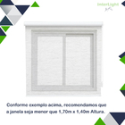 Persiana Cortina Double Vision Zebra Cor Preto - 1,70m X 1,40