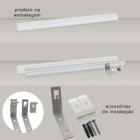 Persiana Cortina Rolo 180x160 Tela Solar Screen 3% Cinza