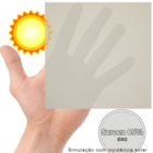 Persiana Cortina Rolo 180x250 Tela Solar Screen 5% Bege