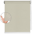 Persiana Cortina Rolo 180x250 Tela Solar Screen 5% Bege