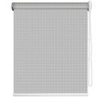 Persiana Cortina Rolo 220x160 Tela Solar Screen 3% Cinza