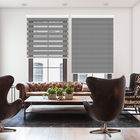 Persiana Cortina Rolo Double Vision 140x160 Cinza