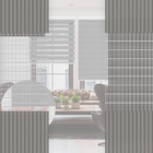 Persiana Cortina Rolo Double Vision 160x160 Cinza