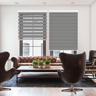 Persiana Cortina Rolo Double Vision 160x250 Cinza
