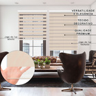 Persiana Cortina Rolo Double Vision 220x160 Bege