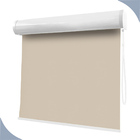 Persiana Cortina Rolo Tecido Blackout Bege Bandô 1,40m X 1,40