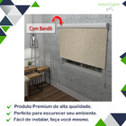 Persiana Cortina Rolo Tecido Blackout Bege Dig Bandô 2,00m X