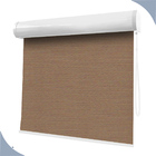 Persiana Cortina Rolo Tecido Blackout Castor Marrom Bandô 1,4