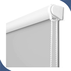 Persiana Cortina Rolo Tecido Blackout Liso Cinza 1,40m X 1,40