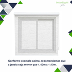 Persiana Cortina Rolo Tecido Blackout Palha 1,40m X 1,40m Sal