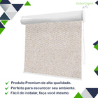 Persiana Cortina Rolo Tecido Lugano Bege Bandô 2,00m X 1,50m