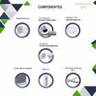 Persiana Cortina Rolo Tecido Lugano Cinza Bandô 1,70m X 1,40m