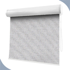 Persiana Cortina Rolo Tecido Lugano Cinza Bandô 2,00m X 1,50m