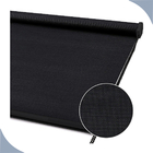 Persiana Cortina Rolo Tela Solar 3% Preto 1,40m X 1,40m Sala